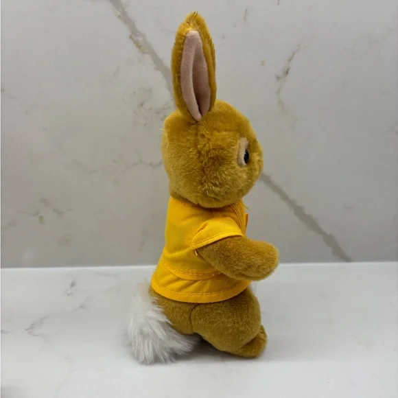 Ty 2018 Peter Rabbit Mopsy Bunny Rabbit Plush with Yellow Jacket - Picture 4 of 6